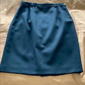 Ann Taylor Sleek black pencil skirt